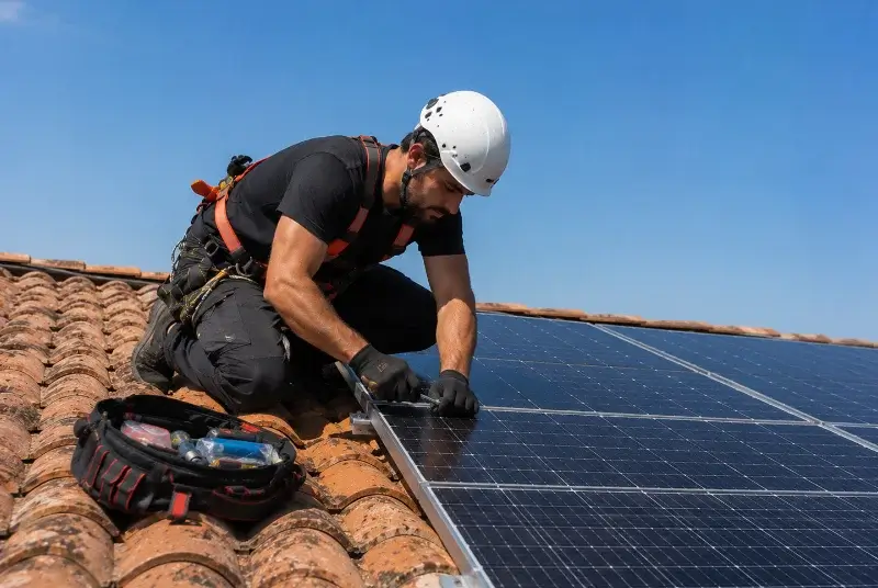 Maintenance et monitoring de panneaux solaires à Arraute-Charritte